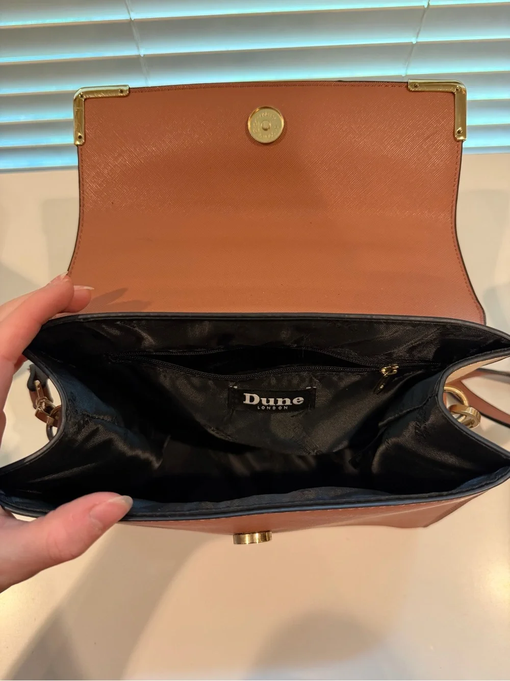 Structured Two-Tone Pink Top-Handle Satchel with Gold Hardware